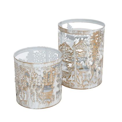 КАРТИНА ВЪРХУ ПЛАТНО Град 36099 ЧЕРНО-ЗЛАТНО-БЕЖОВО 100x3x70см