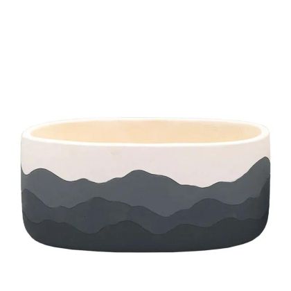 КОЛЕДНА КЕРАМИЧНА ЧАША С КАПАК И ЛЪЖИЦА ЕЛЕН 1/4 FL1046 ЧЕРВЕНА ЧЕРНА СИНЯ РОЗА 11x8.5cm