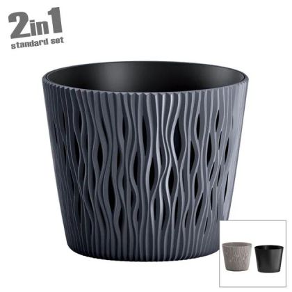 ДЕКОРАТИВНА ФИГУРА Африканка FL240309 ЧЕРНО-БЯЛ ЦВЯТ 13x5x18см