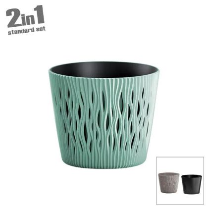 САКСИЯ (2 В 1) МЕНТОВО-ПЯСЪЧНА КРЪГЛА Φ15.8X13.8СМ 10/80 КУТИЙКИ