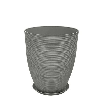 OPENING ARMCHAIR RELAX Arezio GRAY FAUX LEATHER 73x88x100cm