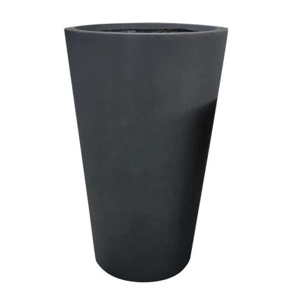 САКСИЯ ОТ ФИБЕРГЛИНА, АНТРАЦИТ, МРАМОР, ГОЛЯМА - Φ51X80СМ