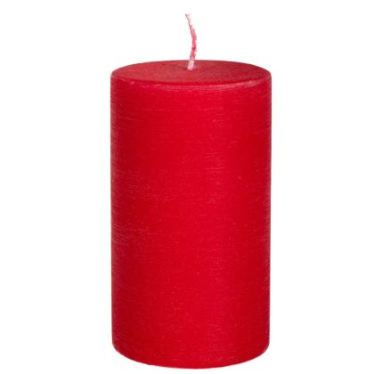 АРОМАТНА СВЕЩ С ЧЕРВЕН ЦВЯТ 7X12 СМ, ЦВЯТ ЯГОДА