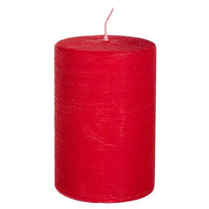 АРОМАТНА СВЕЩ С ЧЕРВЕН ЦВЯТ 7X10 СМ, ЦВЯТ ЯГОДА