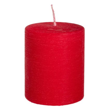 АРОМАТНА СВЕЩ С ЧЕРВЕН ЦВЯТ 7X8 СМ, ЦВЯТ ЯГОДА