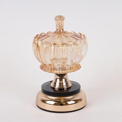 ДЕКОРАТИВНА ФИГУРА FL222318 АФРИКАНСКА КРАЛИЦА ЗЛАТИСТО ЧЕРЕН ЦВЯТ 17x9x29см