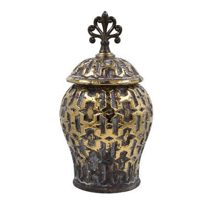 КЕРАМИЧНА ВАЗА СЕРИЯ SEBOR HM4590.01 OFF WHITE 13.5x6x21.5Hcm.