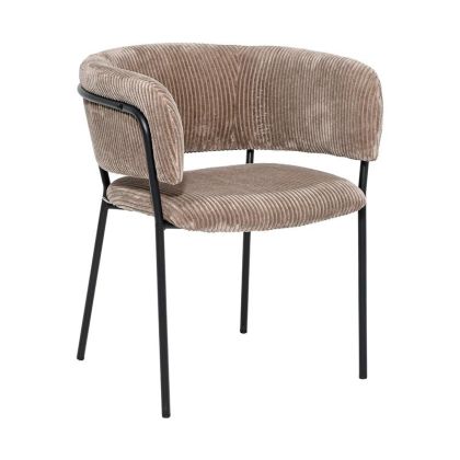 ФОТЬОЙЛ FL3042 КАФЯВ ПЛАТ С МЕТАЛНИ КРАКА 59X57X75СМ