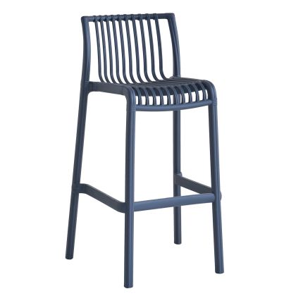 MODENA БАР СТОЛ, PP-UV ЗАЩИТА, АНТРАЦИТ