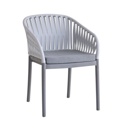 ГРАДИНСКА МАСА АСАНИО СИВ ЦВЯТ 160X90X75СМ