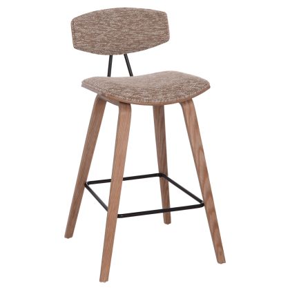 Настолен часовник Метал-Дърво с размери 22x7x35см