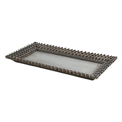 ДЕКОРАТИВНА ФИГУРА Африканска жена FL213909 ЧЕРНО-ЗЛАТИСТ ЦВЯТ 13x10x35см