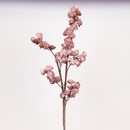 Decorative branch for plant, pink 23x105cm