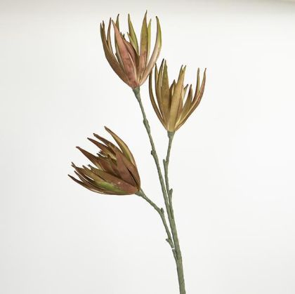Decorative branch brown-green 103 cm