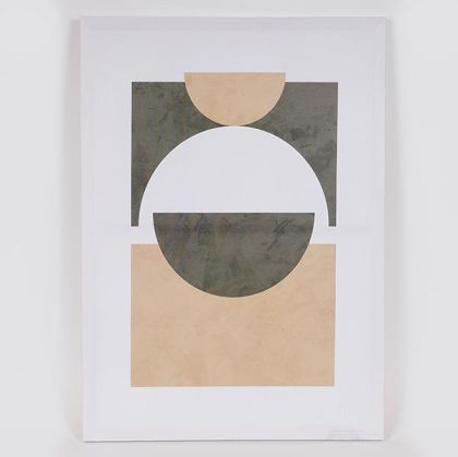 КАРТИНА ПЛАТНО С РАЗЛИЧНИ ДИЗАЙНИ БЕЖОВО - КАФЯВО - БЯЛО 50X70СМ