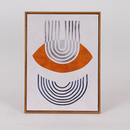 Фотьойл Ирма в златисто жълт цвят дамаска с размери 73х77х82см