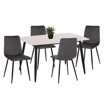 НАСТОЛНА ДЕКОРАТИВНА ФИГУРА КОН FL7245 ЧЕРЕН ЦВЯТ 14x7x25cm