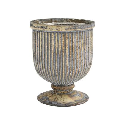 НАСТОЛЕН ЧАСОВНИК Vintage Lantern ЦВЯТ ЧЕРЕН МЕТАЛИК 18.5x5.5x18.5cm