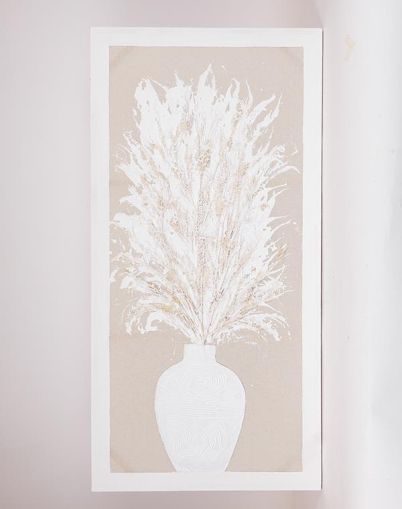 ДЕКОРАТИВНА ФИГУРА Африканка FL240308 ЧЕРНО-БЯЛ ЦВЯТ 17x6x23см