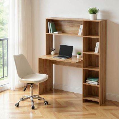 ДЕКОРАТИВНА ФИГУРА Африканка FL240309 ЧЕРНО-БЯЛ ЦВЯТ 13x5x18см