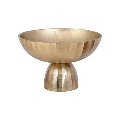 Фотьойл Ирма в златисто жълт цвят дамаска с размери 73х77х82см