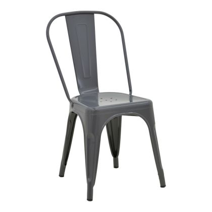 МЕТАЛЕН СТОЛ UTOPIA В АНТРАЦИТЕН ЦВЯТ 44X44X85СМ