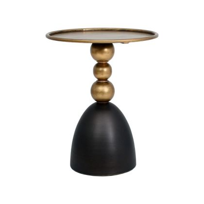 МЕТАЛНА ГРАДИНСКА МАСА FRANCISCO ЧЕРЕН ЦВЯТ 120X70X70СМ