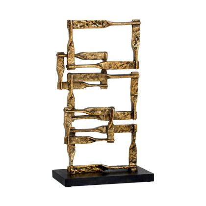 ДЕКОРАТИВНА СТАТУЕТКА ОТ ПОЛИСМОЛА ГЛАВА НАДЯСНО СРЕБЪРЕН ЦВЯТ 27*17 CM024Y10 bf