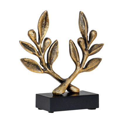 ДЕКОРАТИВНА СТАТУЕТКА ОТ ПОЛИСМОЛА МЪЖКА ГЛАВА ЗЛАТНА 14*7 CM019-3CY9 bf