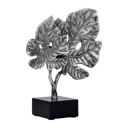 ДЕКОРАТИВНА ФИГУРА Африканка FL240306 ЧЕРНО-БЯЛ ЦВЯТ 12x6x25см