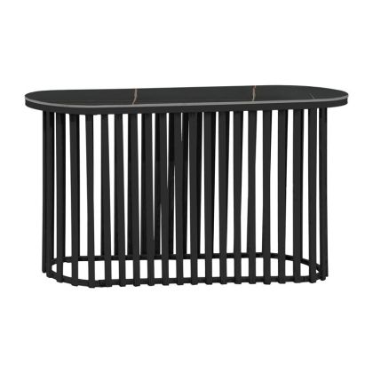 ДЕКОРАТИВНА ФИГУРА Африканка FL240308 ЧЕРНО-ЗЛАТИСТ ЦВЯТ 17x6x23см