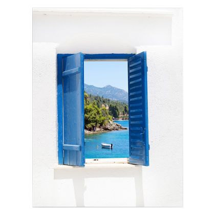 НАСТОЛНА ДЕКОРАТИВНА ФИГУРА КОН FL7245 БЯЛ ЦВЯТ 14x7x25cm