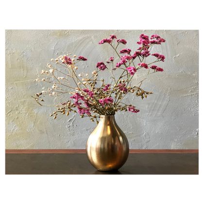 ДЕКОРАЦИЯ ЗА МАСА, ПОЛИЗЕРИН, БУКВИ HOME С ГЪСКИ, ЗЛАТНО-СРЕБРИСТ, 17.5x4.5x20.8cm