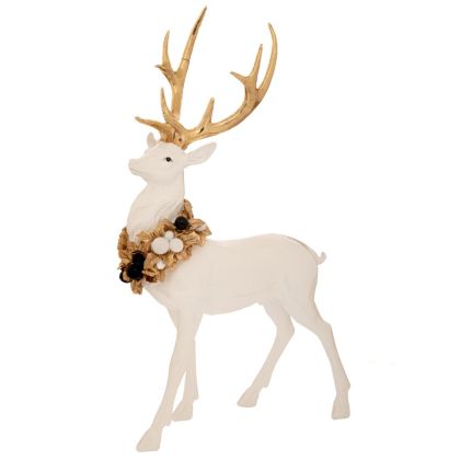 ДЕКОРАТИВНА ФИГУРА Слон ЧЕРНО-ЗЛАТИСТ ЦВЯТ 15x9x14см