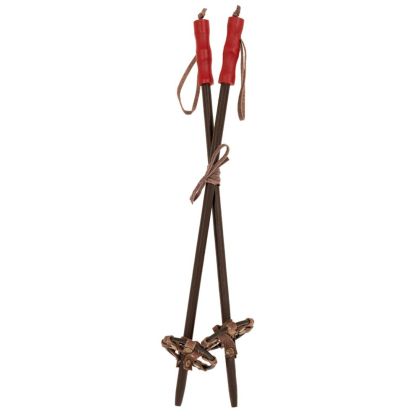 ДЪРВЕНИ АНТИЧНИ СКИ ЩЕКИ 38 СМ