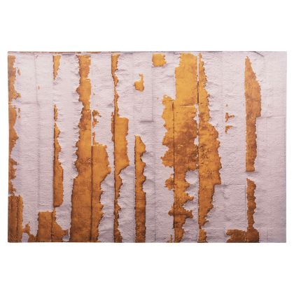 Стенно огледало с метална златна рамка 41*2.5*79