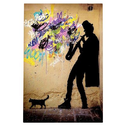 ВАЗА ЗА МАСА Зебра ЦВЯТ ЧЕРНО-ЗЛАТНО 21.5x13x25.5cm