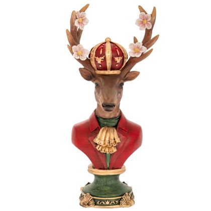 ДЕКОРАТИВНА ФИГУРА Слон ЧЕРНО-ЗЛАТИСТ ЦВЯТ 21x15x25см