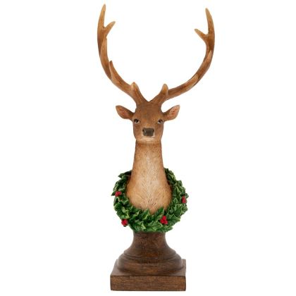 ДЕКОРАТИВНА ФИГУРА FL213901 АФРИКАНСКА КРАЛИЦА ЗЛАТИСТО ЧЕРЕН ЦВЯТ 25x15x23см