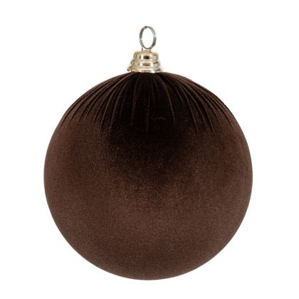 КОЛЕДНА КАФЯВА КАДИФЕНА ТОПКА 20 СМ