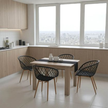 НАСТОЛНА ДЕКОРАТИВНА ФИГУРА Лице ЦВЯТ ЧЕРЕН 25x16x30cm