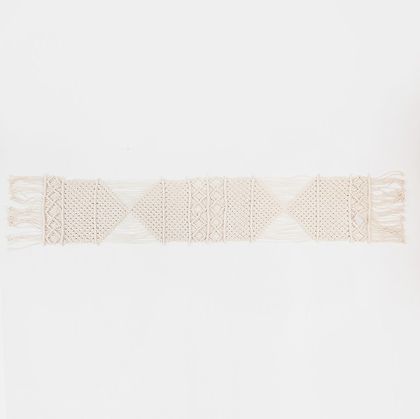 РЪНЪР МАКРАМЕ БЕЖОВА 30X180СМ