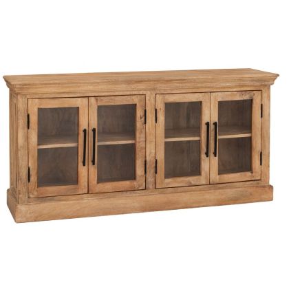 Холна маса Range цвят черен/натурален 110x60x40cm