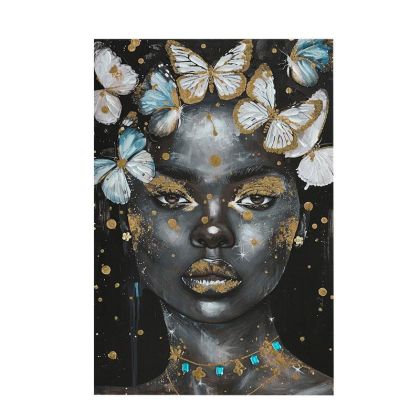 КАРТИНА ВЪРХУ ПЛАТНО Цвете 36315 БЕЖОВО-РОЗОВО-БЯЛО 150x3x60см