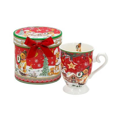 КОЛЕДНА ЧАША FL004 ДЖИНДЖИФИКОВО ЧОВЕЧЕ 8X11СМ