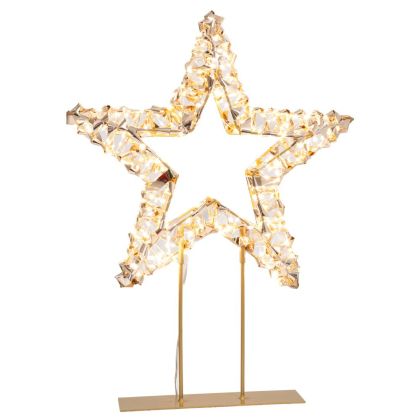 Стенно огледало с метална златна рамка 41*2.5*79