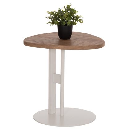 Метално двуетажно легло Артур в цвят слонова кост с размери 210x100x181.5