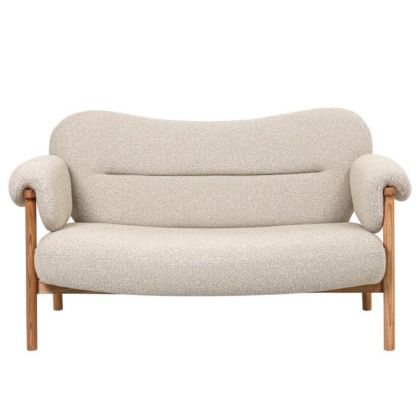 Кръгла табуретка New Lux в цвят гнила ябълка с размери 46х46х43см