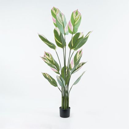 Декорация за маса Топка в цвят злато с черна дървена основа с размери 19х19х21см