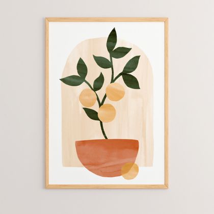 НАСТОЛНА ДЕКОРАТИВНА ФИГУРА Лице ЦВЯТ ЧЕРЕН 25x16x30cm